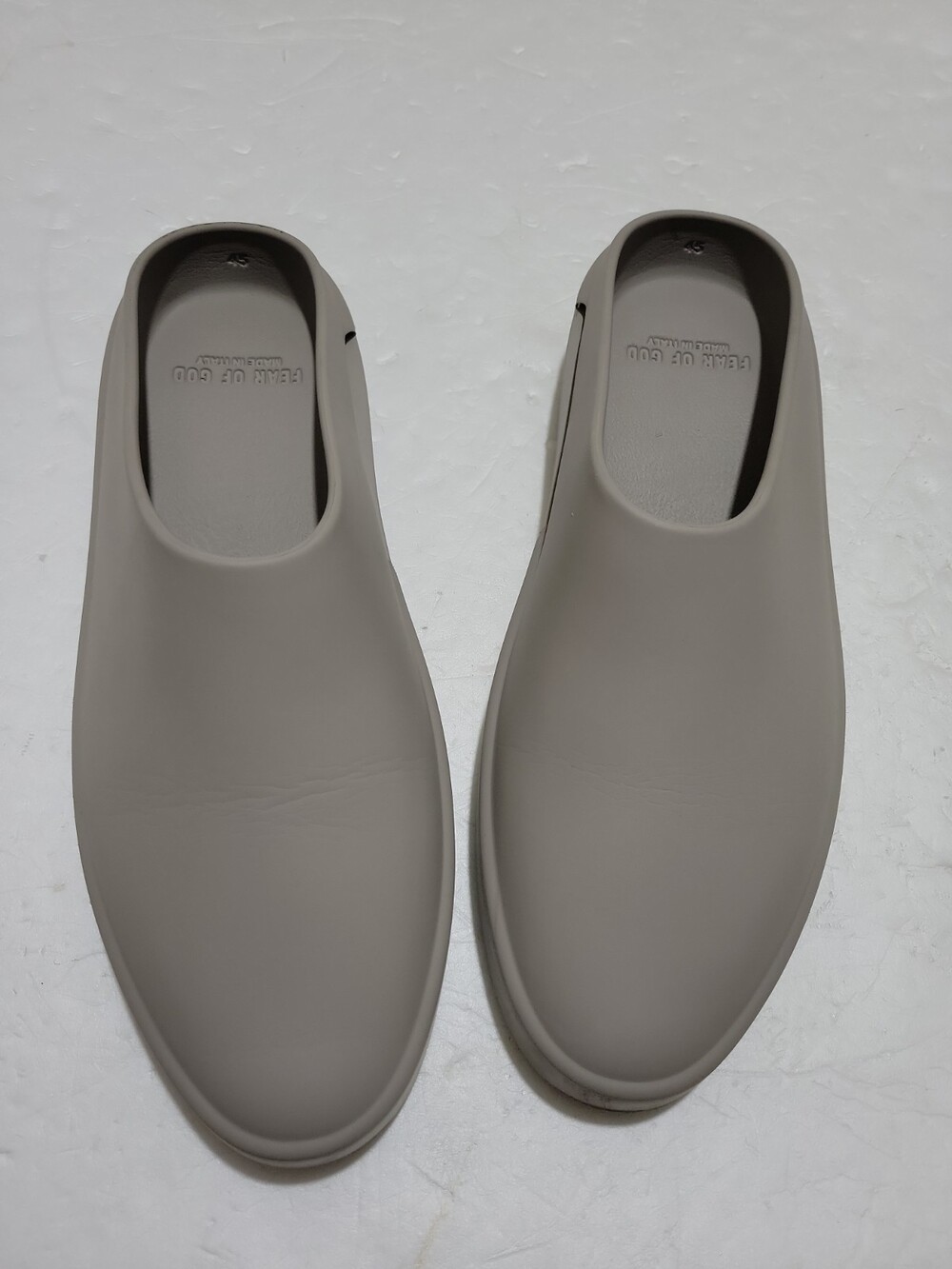 Fear Of God Slippers California Slip-on Mule Slides Beige Size 45 - Picture 15 of 16